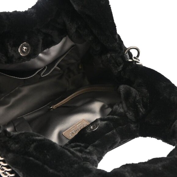 Chanel Black Fur 2way Handbag 124466 - Picture 10 of 10